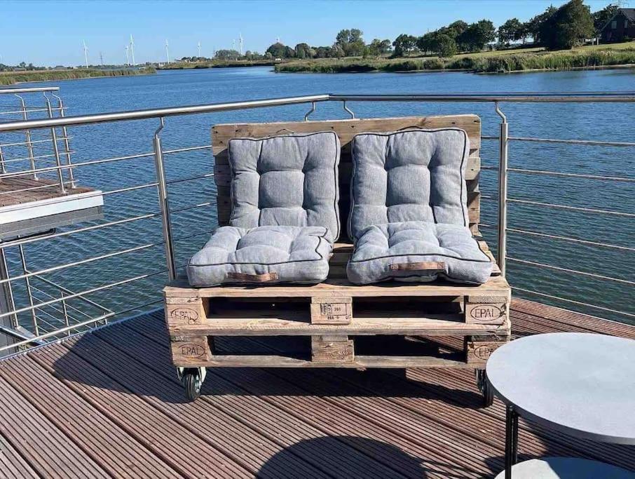 Hausboot Fritz Im Wangermeer Schillig Exteriér fotografie